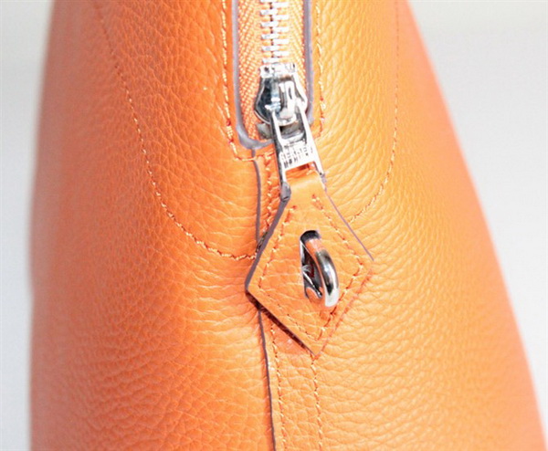 High Quality Replica Hermes Bolide Togo Leather Tote Bag Orange 509084 - Click Image to Close